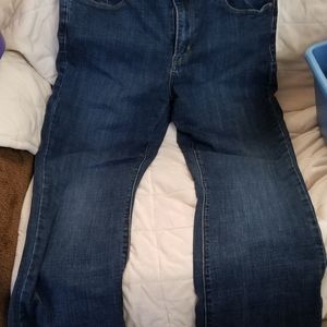 Sz 12 Womens Levi's Classic Bootcut Stretch Denim Blue Jeans (W31xL32)